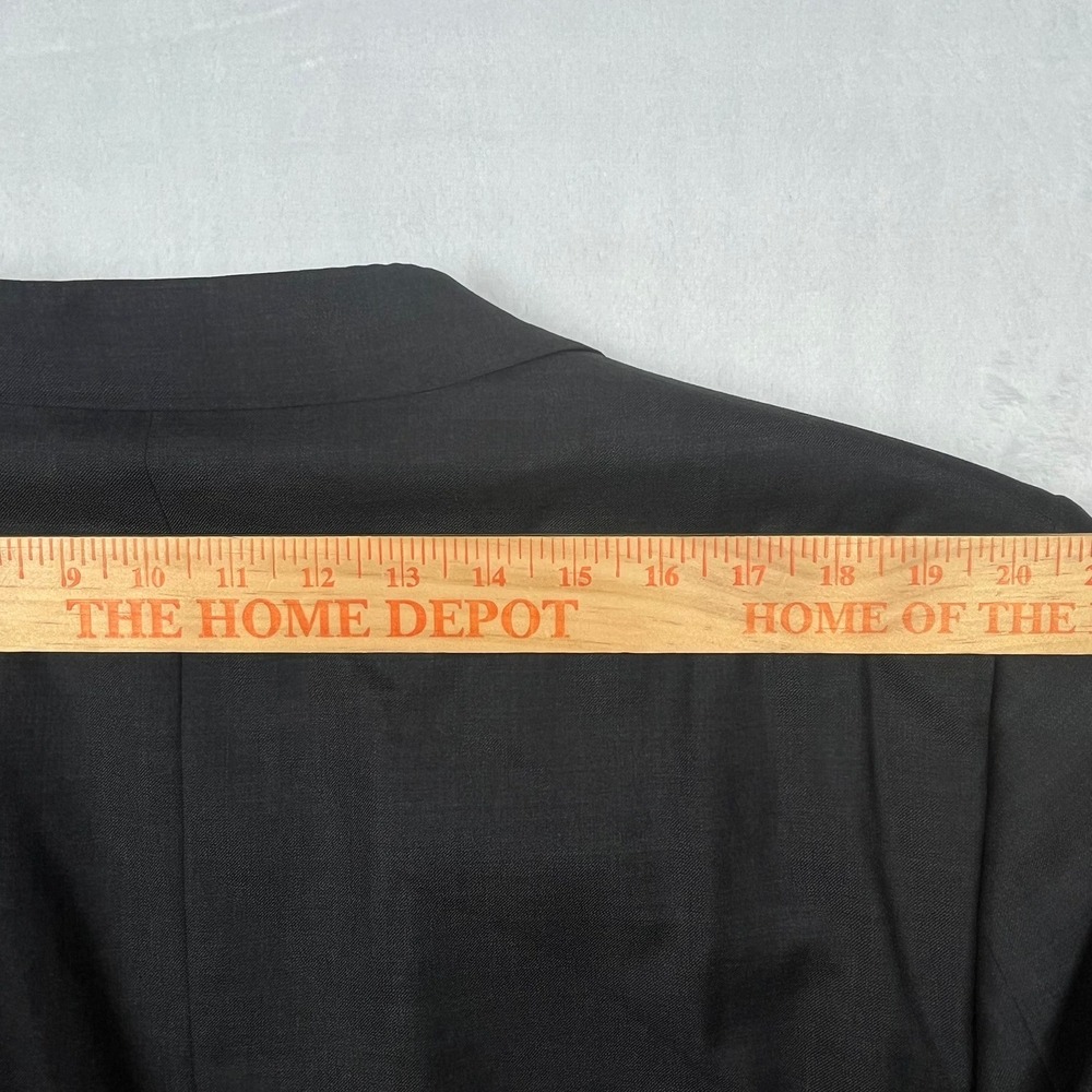 Joseph Bach Verona Sartoriale Blazer Mens 58R Black Wool Cashmere Super 150s - Picture 12 of 12